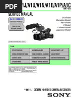 Download Sony HVR A1service Manual by pwagner121 SN76230729 doc pdf