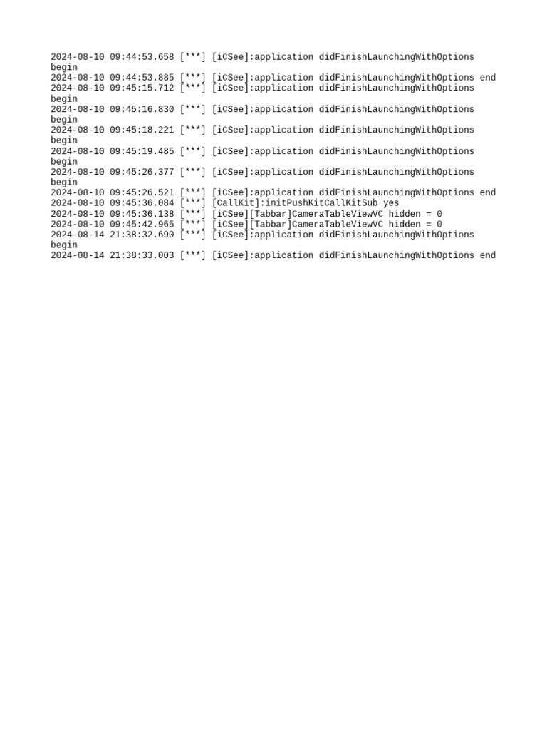 App debug log pdf