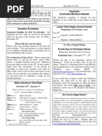 2011 - Feast of the Nativity of the Lord