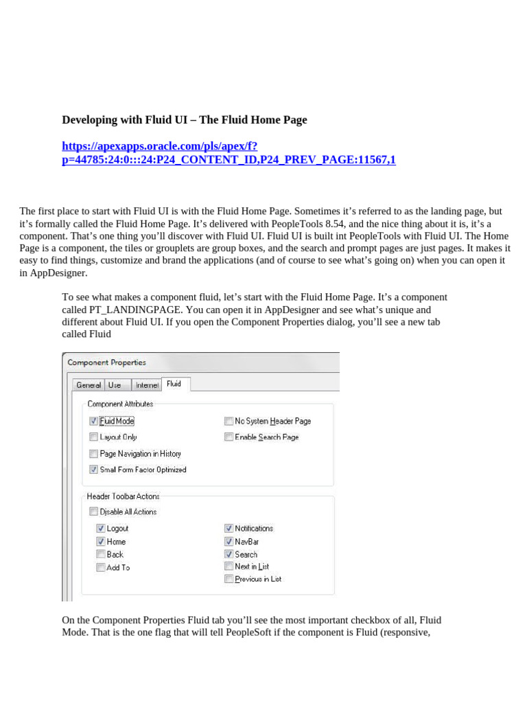 Developing With Fluid UI | PDF