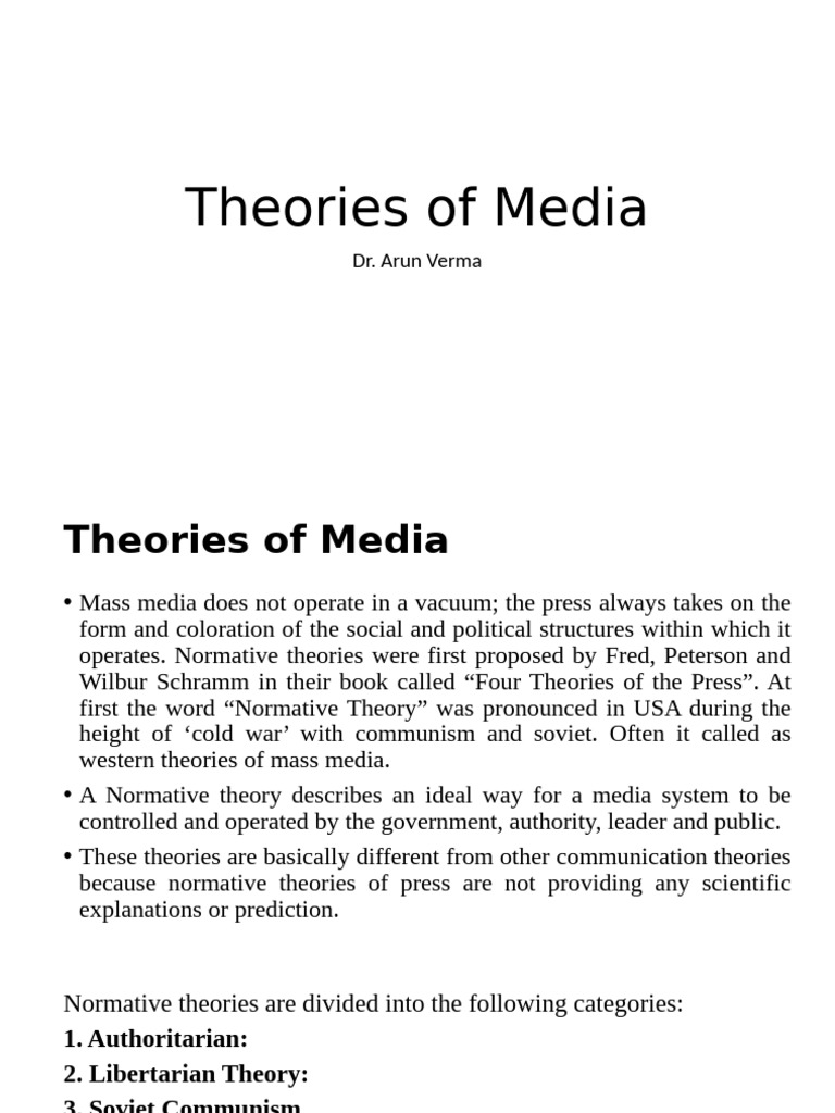 Theories Of Media Pdf