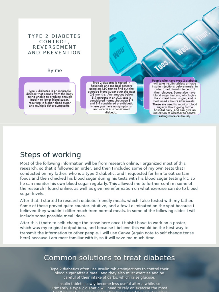 Type 2 Diabetes Control Reversement And Prevention Pdf