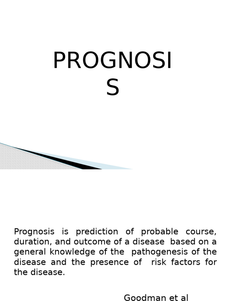 PROGNOSIS | PDF