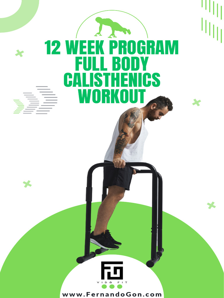 Calisthenics Workout For Beginners 12 Weeks Program | PDF