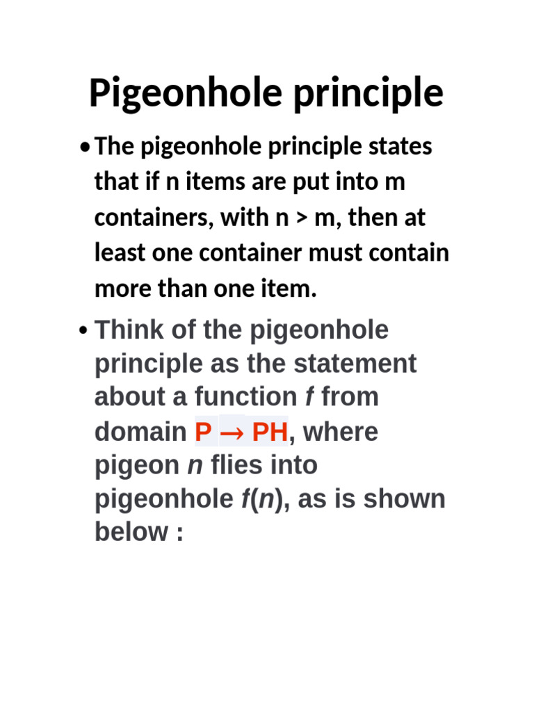 Cell Counting Methods And The Pigeonhole