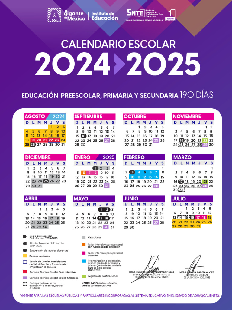 Calendario Basica 20252026 PDF