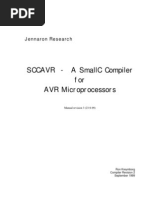 Sccavr - A Smallc Compiler For Avr Microprocessors: Jennaron Research