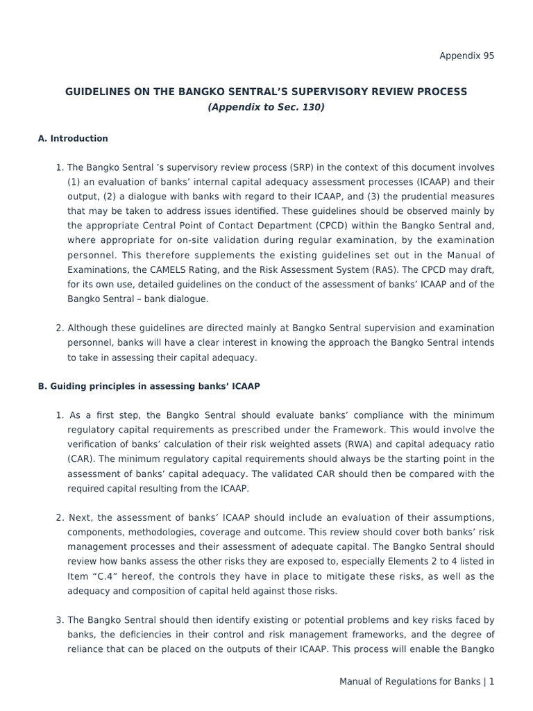 BSP Morb Appendix 95 | PDF