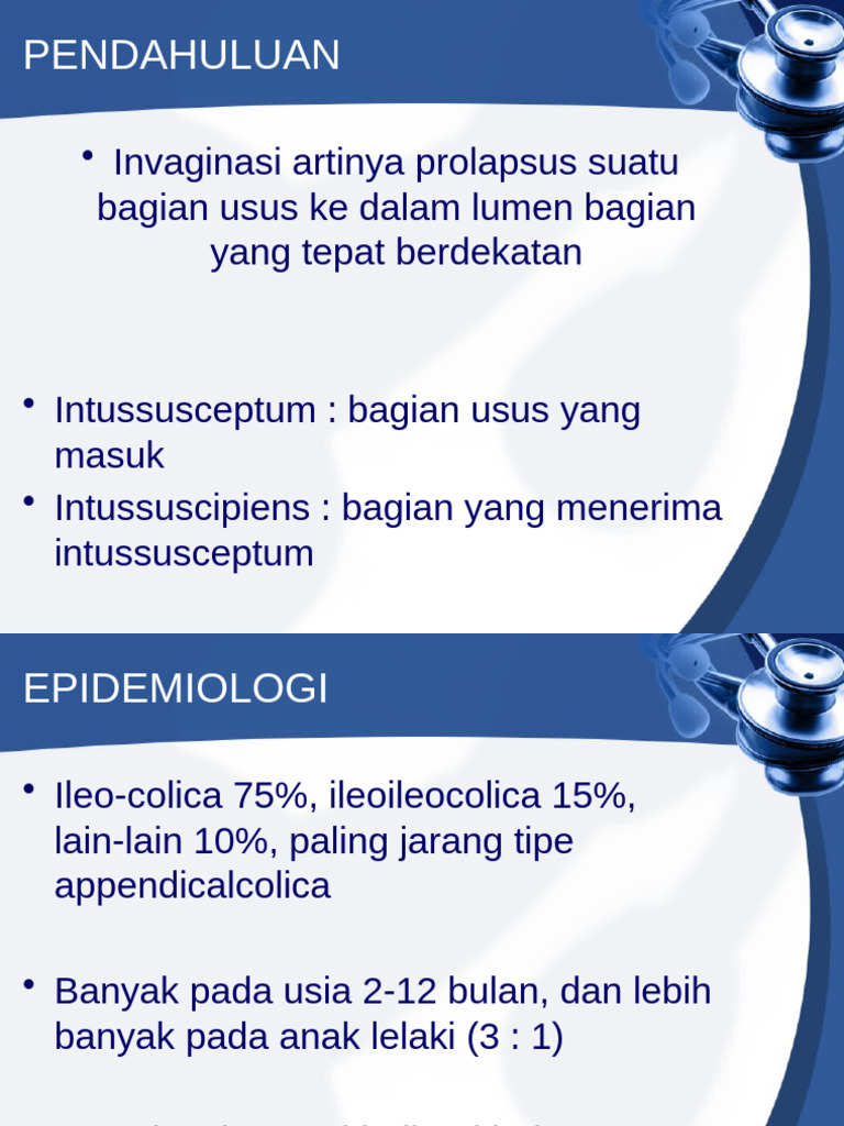 Intususepsi | PDF