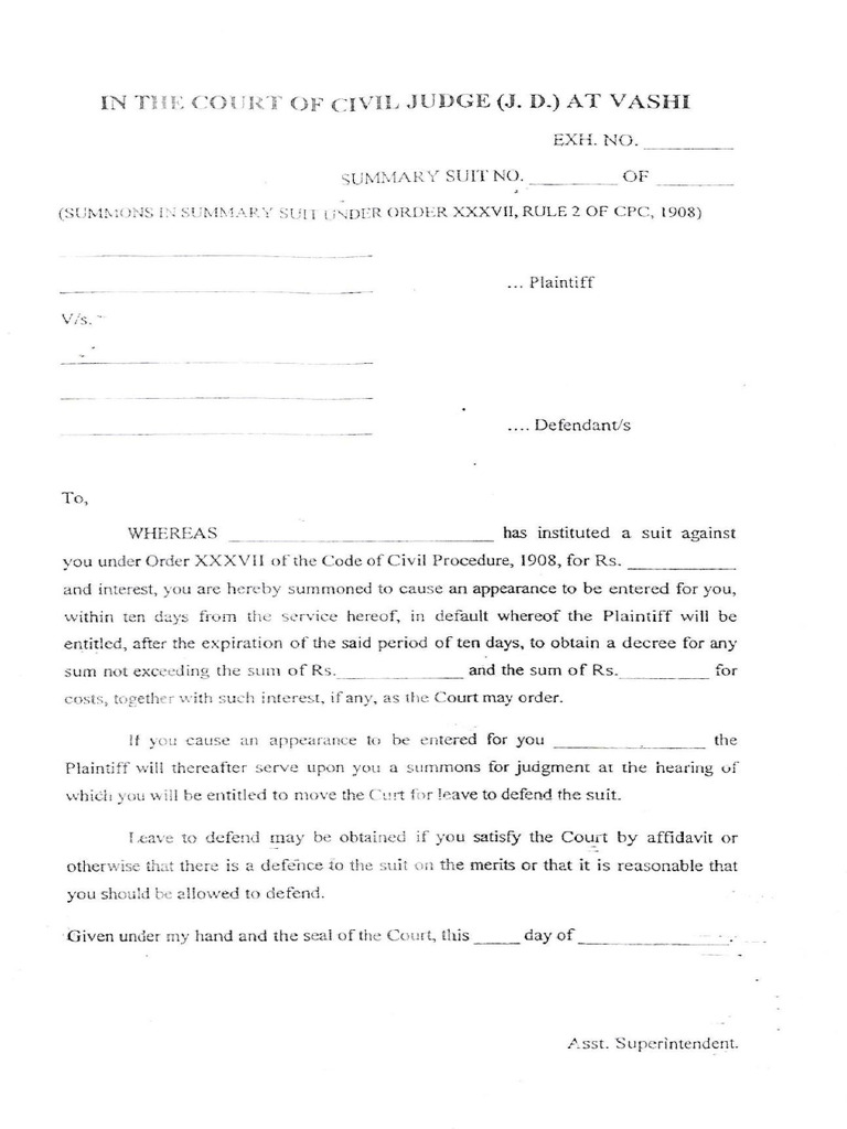 Summons | PDF