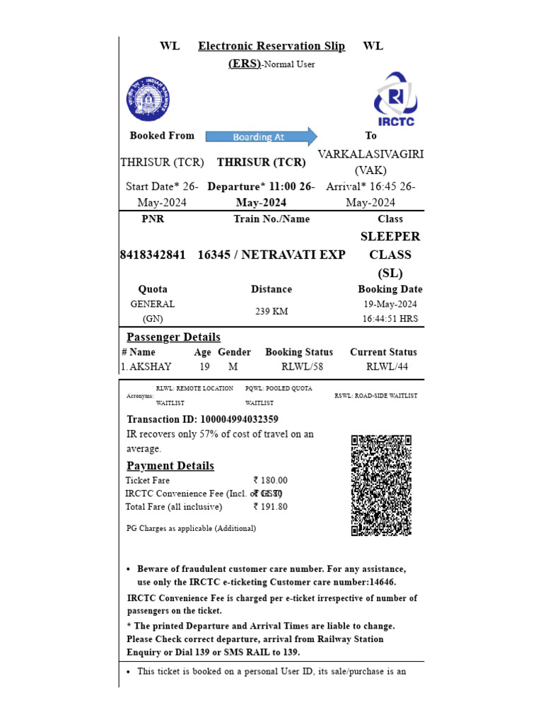 IRCTC Next Generation Eticketing System | PDF