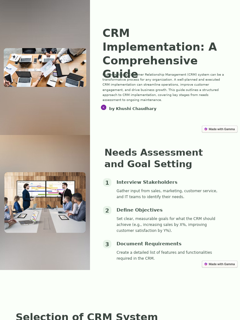 Crm Implementation A Comprehensive Guide Pdf