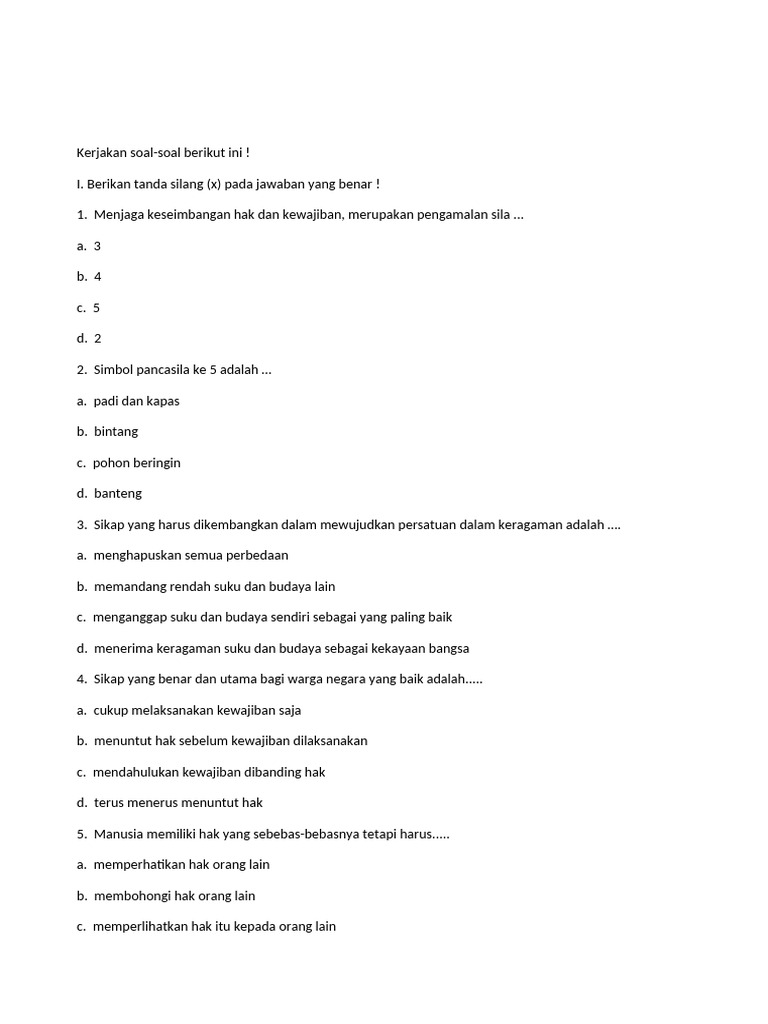 Soal Mid Semester Kelas 3 Heske Pdf