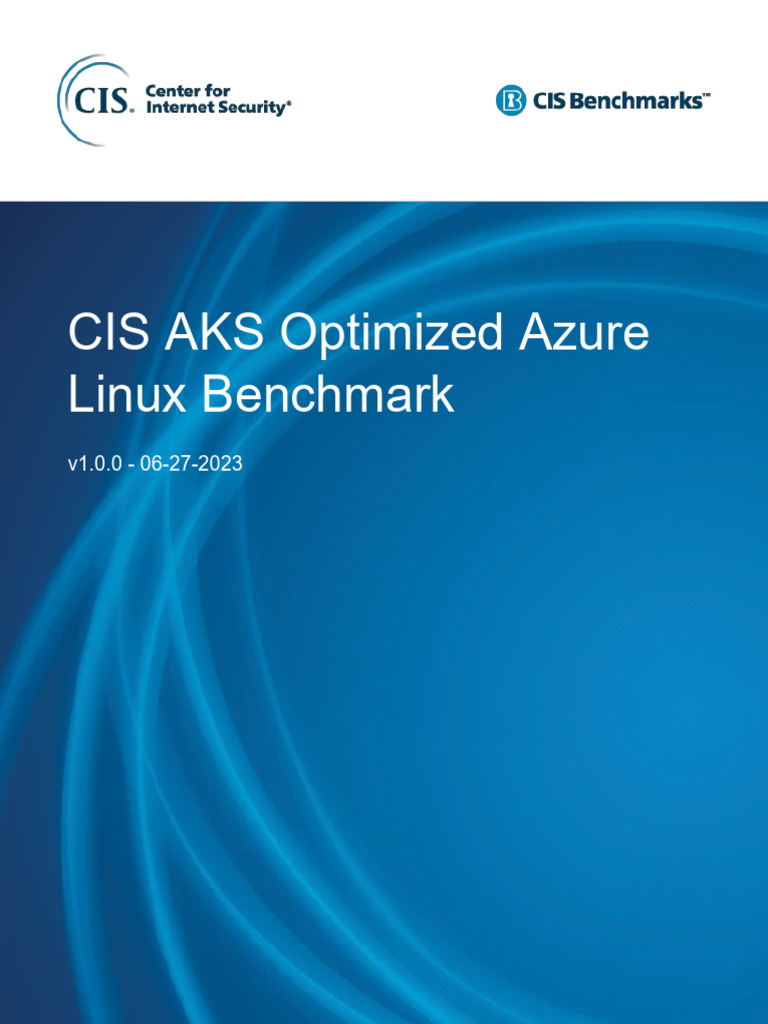 CIS AKS Optimized Azure Linux Benchmark v1.0.0 | PDF