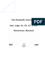 Download One Hundredth Anniversary Ionic Lodge No 145 by Ionic Lodge 145 SN76236054 doc pdf