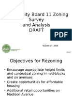 Community Board 11 Zoning Survey and Analysis Draft: October 27, 2010
