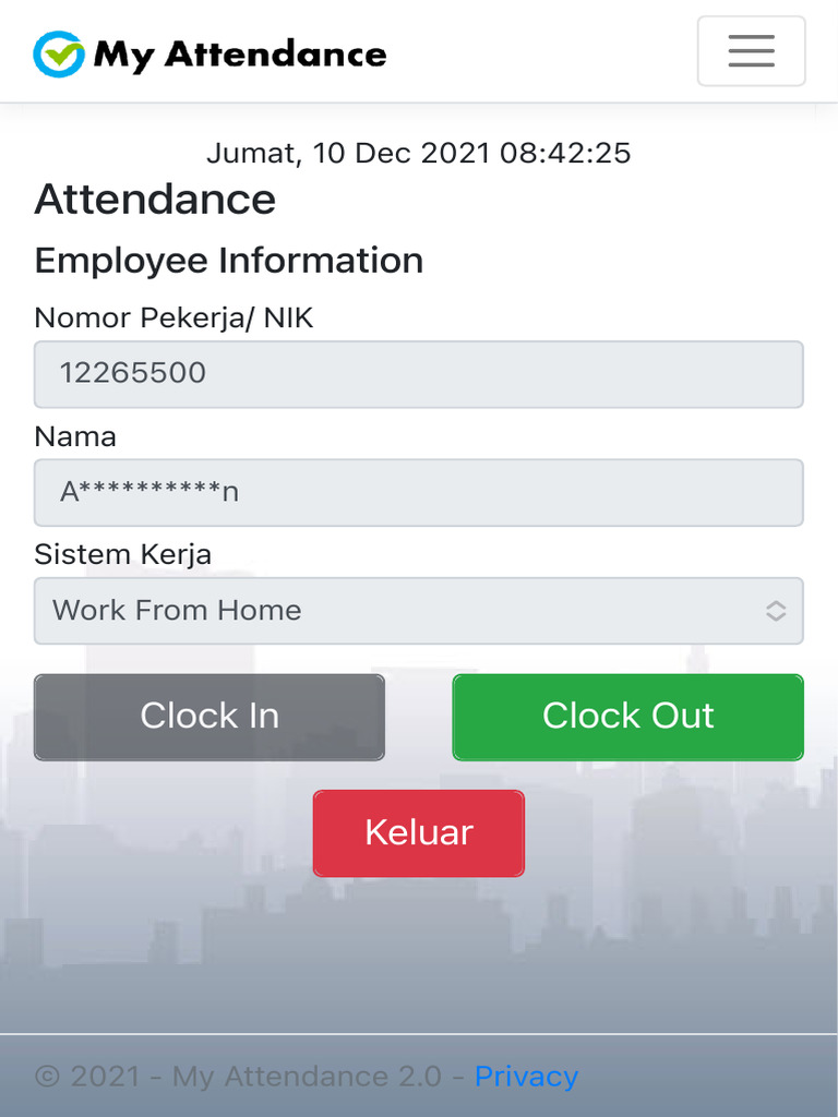 Attendance My Attendance 2 0 Pdf