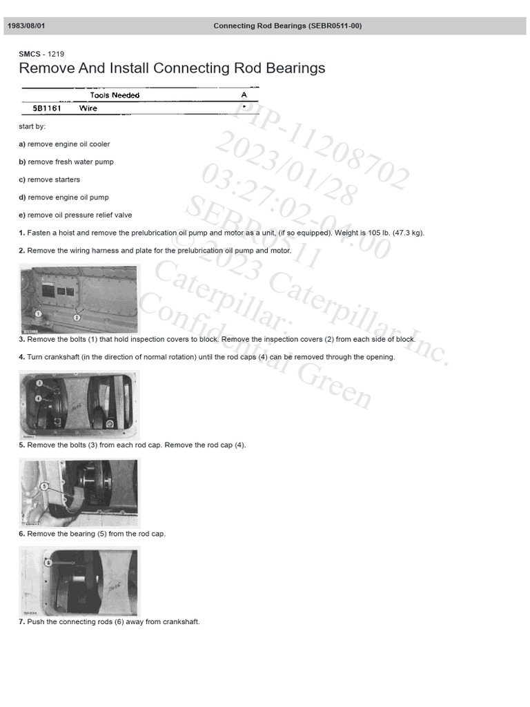 Connecting Rod Bearing Pdf