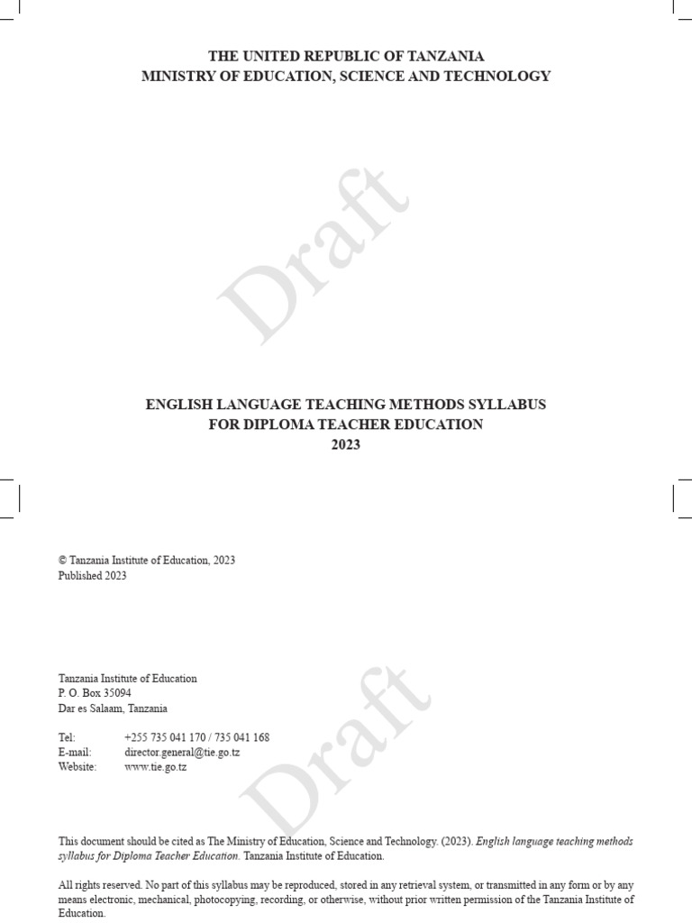 ENGLISH LG Teaching Methods Draft | PDF