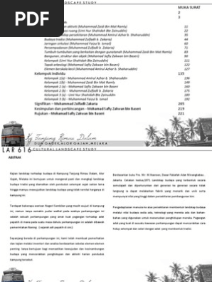 Cultural Study Kg Tanjung Rimau Dalam Pdf