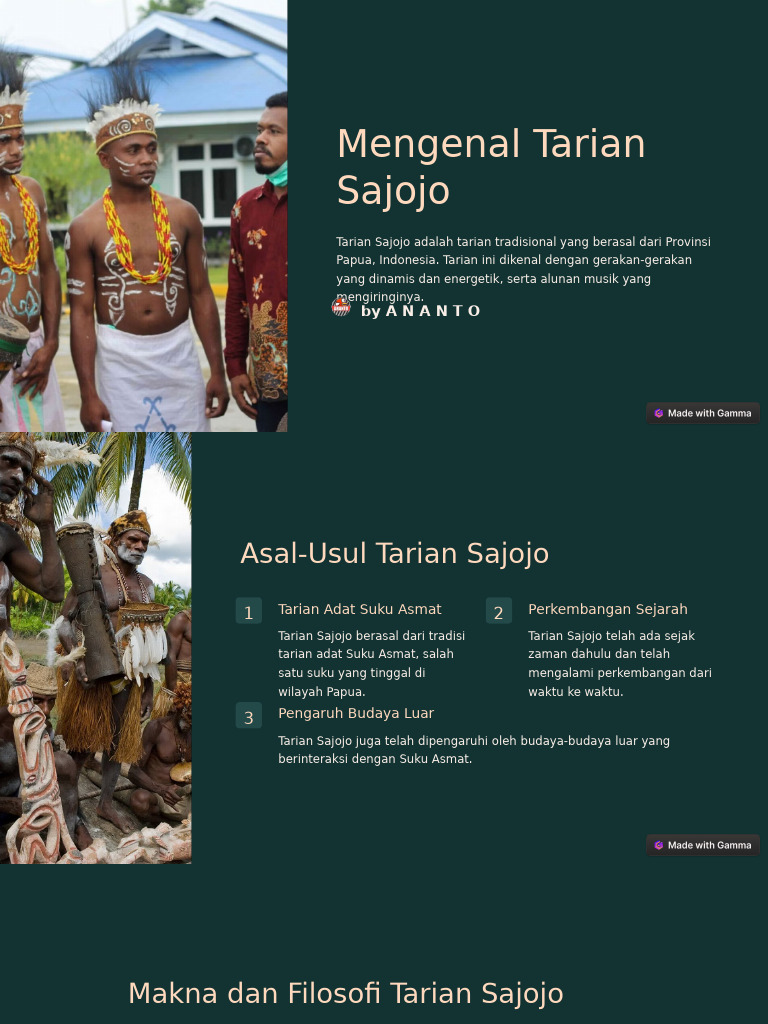 Mengenal Tarian Sajojo | PDF