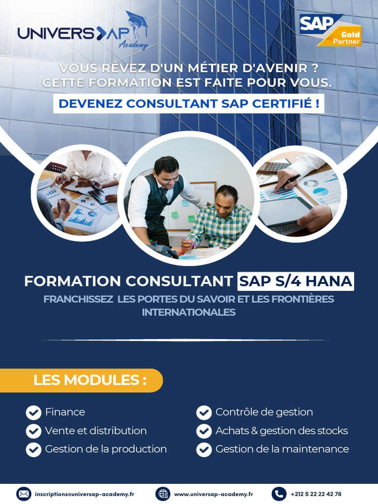 Depliant Formation SAP 10 | PDF
