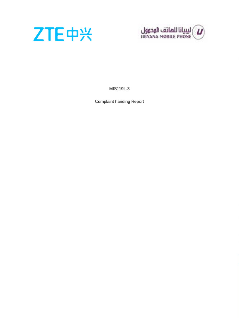 2023.06.18 Complaint Handling Report Near MIS119L-3 - 0947775861 | PDF