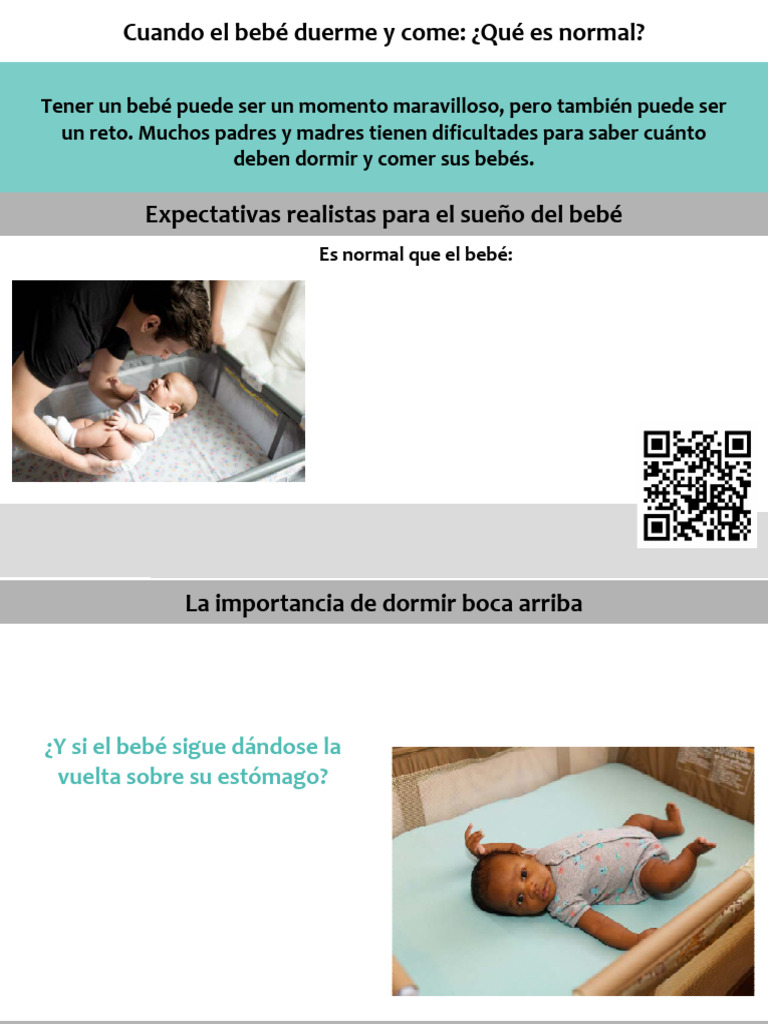 Baby Eating and Sleeping What Is Normal - Spanish - Final | PDF