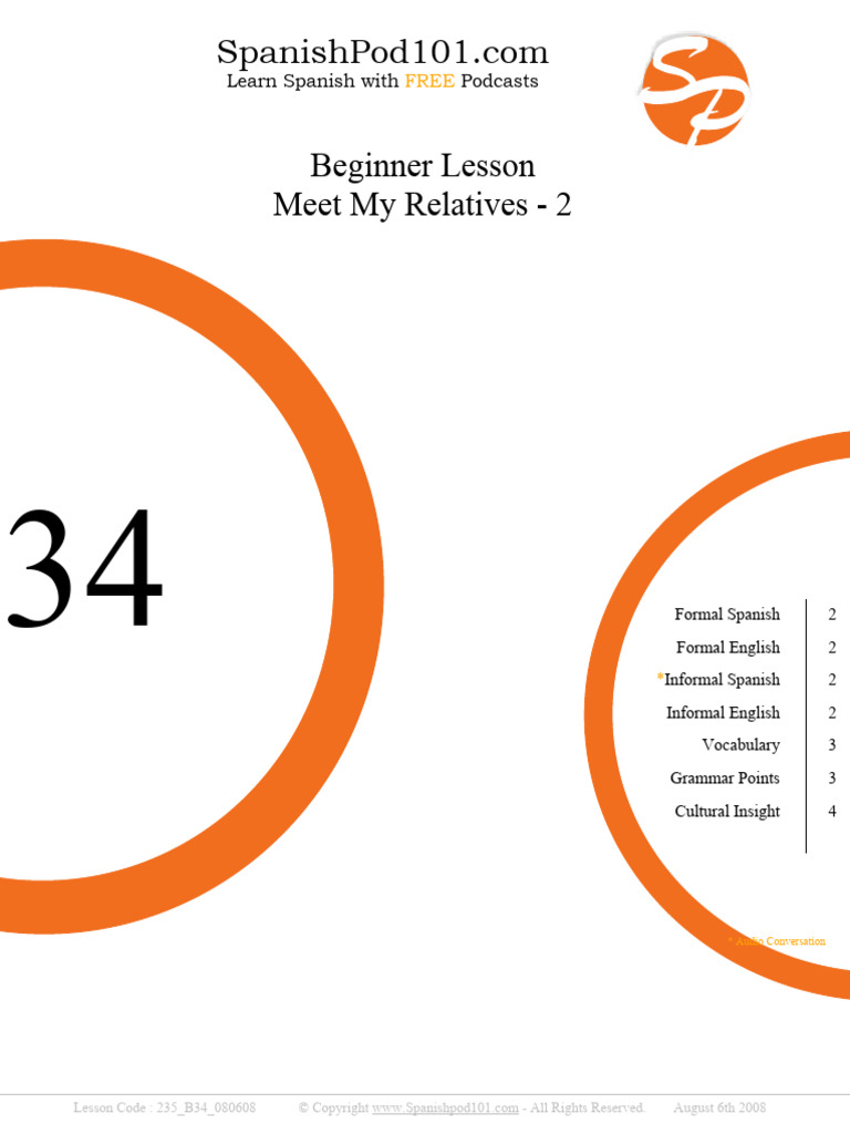 Lesson 34 Notes | PDF