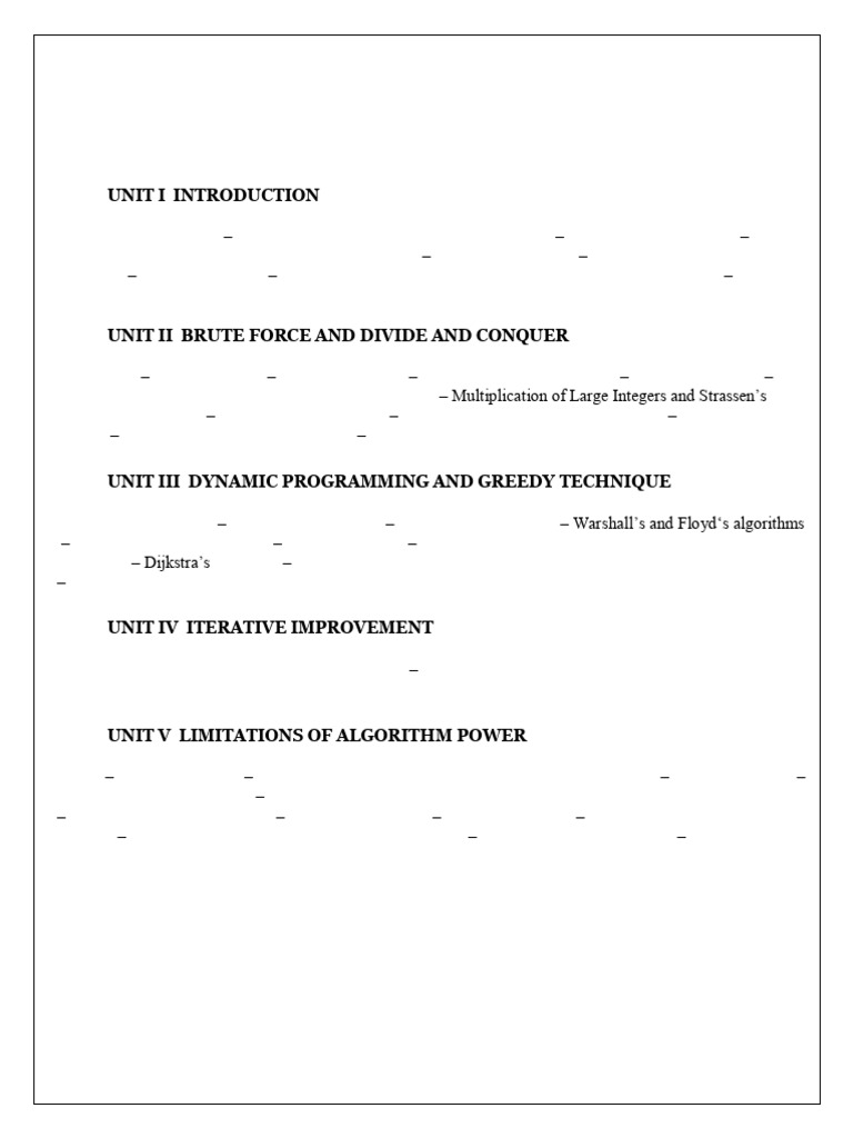 Print DAA | PDF | Algorithms | Time Complexity