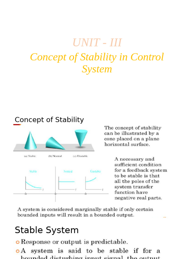 UNIT - 3 Control System Engineering | PDF