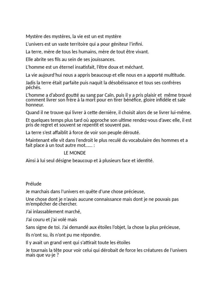 Un monde mysterieux pdf