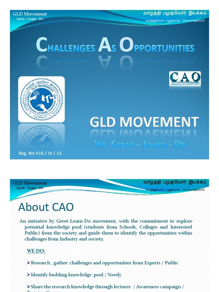 GLD Movement Overview and Mission | PDF | Cognition | Communication