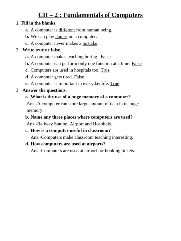Std iii ch 2 fundamentals of computer pdf