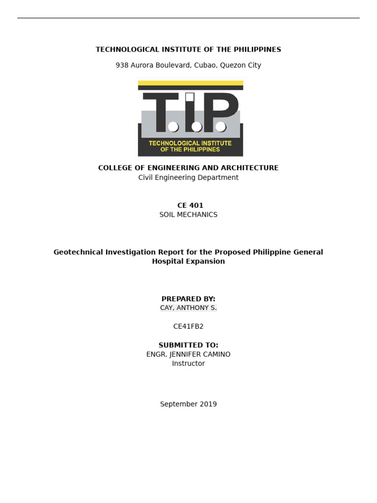 Geo Report | PDF