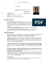 Currículum Vítae Jose Martínez Salmerón - Diciembre 2011