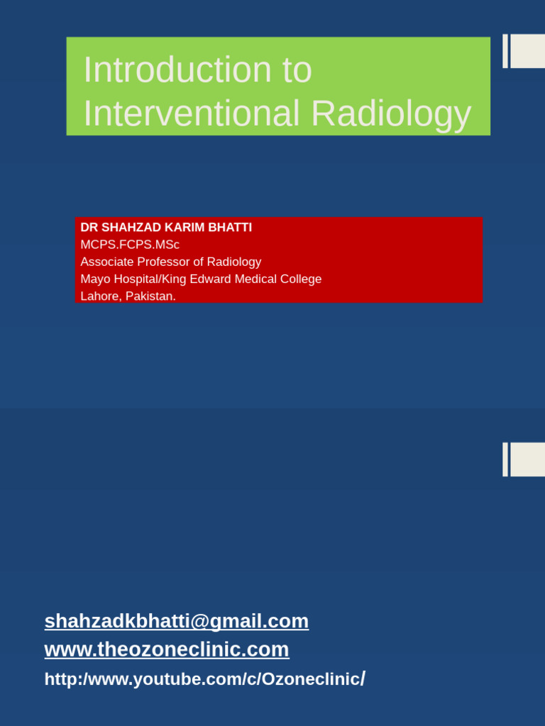 Intervention Radiology | PDF