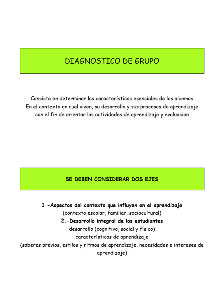 Como Elaborar Diagnostico de Grupo Pag. 27 A 32 | PDF