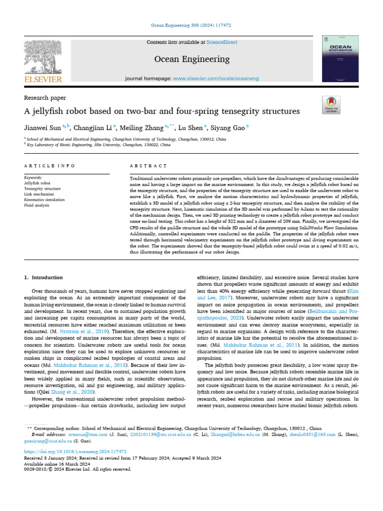 Jellyfish Tensegrity | PDF