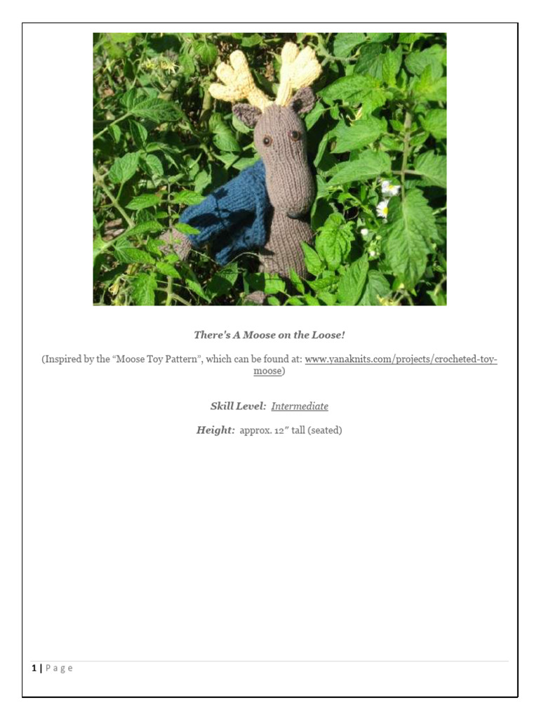 There S A Moose On The Loose | PDF