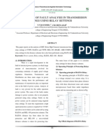 (1)Evaluation of Fault Analysis in Transmission
