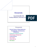 Lipid Metabolism 7- Eicosanoids Handout