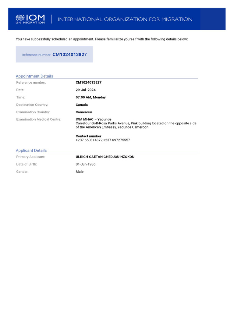 Online Appointment | PDF