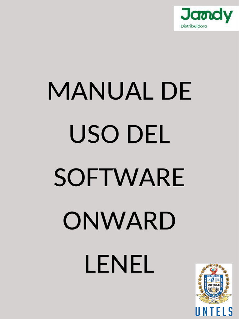 MANUAL DE USO DEL SOFTWARE ONWARD LENEL PDF