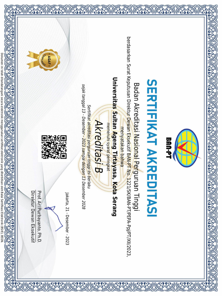 Akreditasi Univ 2023 Pdf