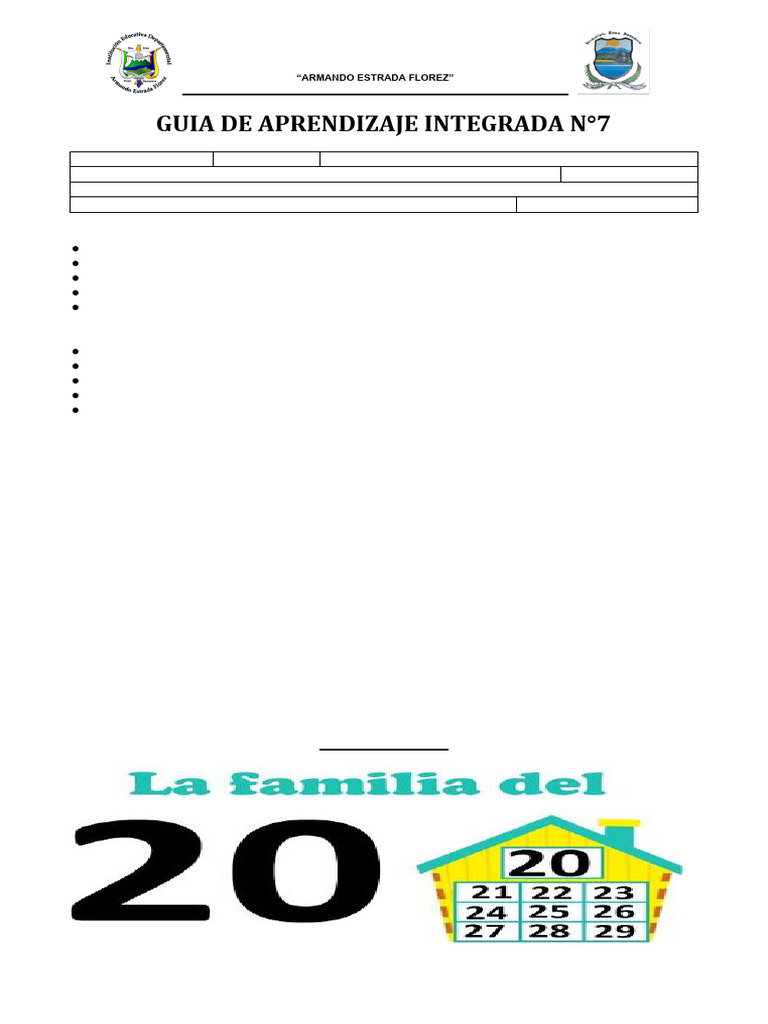 Guia de Aprendizagem 7º Ano | PDF