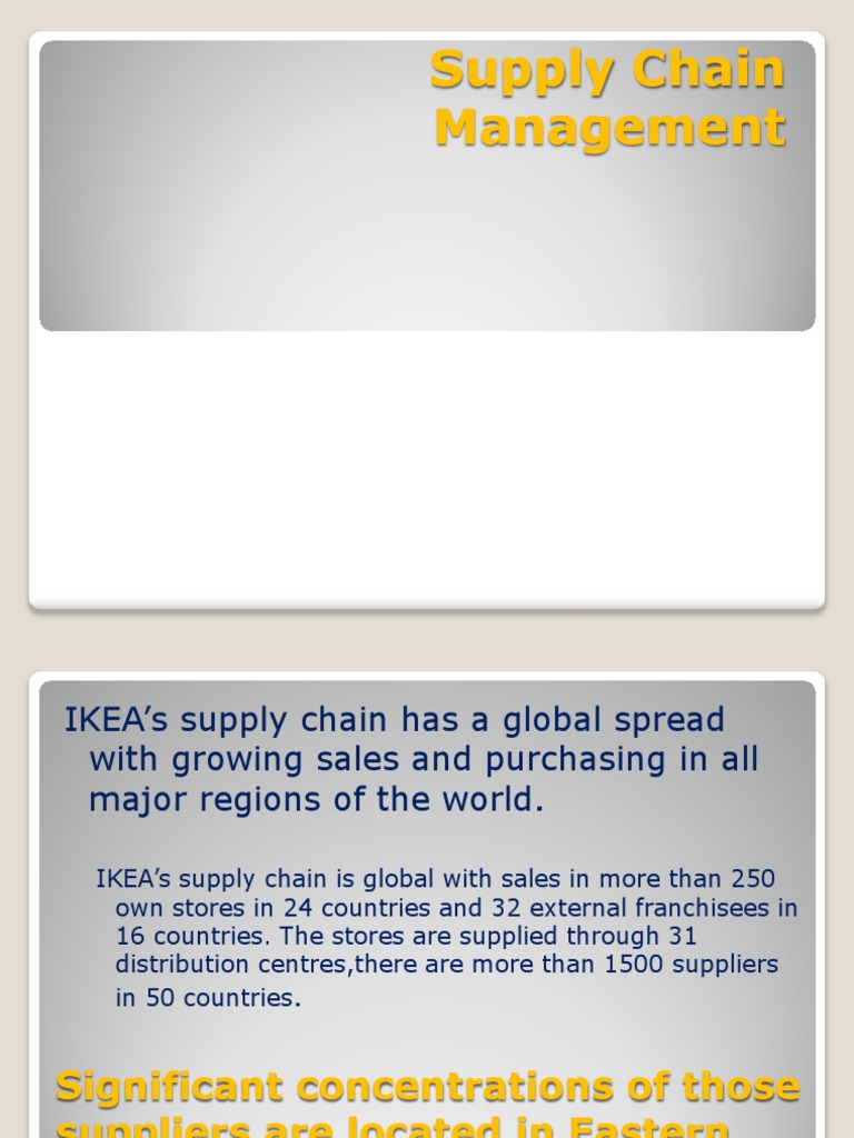 Supply Chain Management PDF Supply Chain Management China