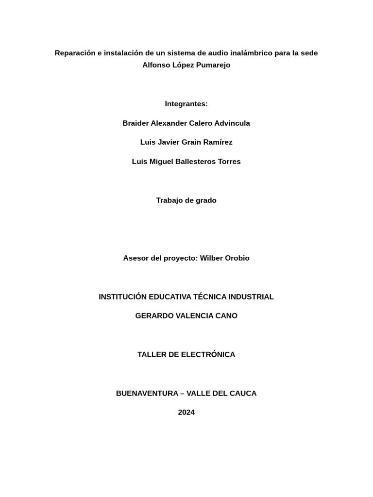 Proyecto 3 | PDF