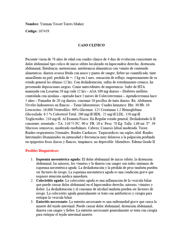 Casi Clinico | PDF