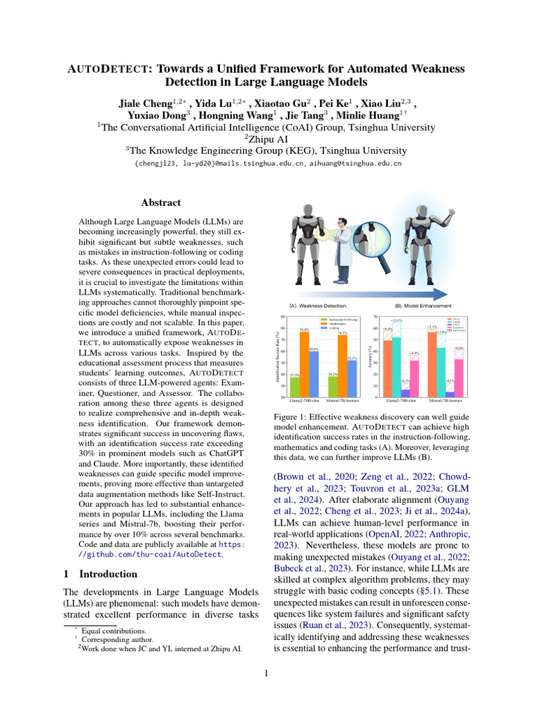 A D: Towards A Unified Framework For Automated Weakness Detection in ...